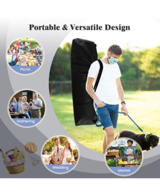 10 X 20 FT Pop up Canopy Tent Foldable Portable Outdoor Gazebo with Carry Bag