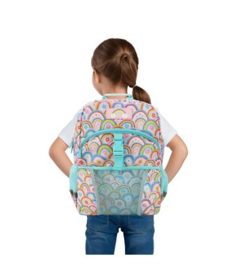 Colorful Rainbow Collage 2-Piece 16" Backpack & Lunch Kit Set