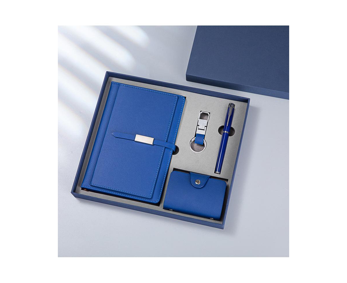 4 Pcs Travel Business Notebook Set-navy