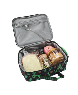 Creepers and Block Characters Insulated Lunch Kit