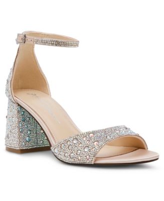 Betsey Johnson Women's Kami Block Heel Dress Sandals - Macy's