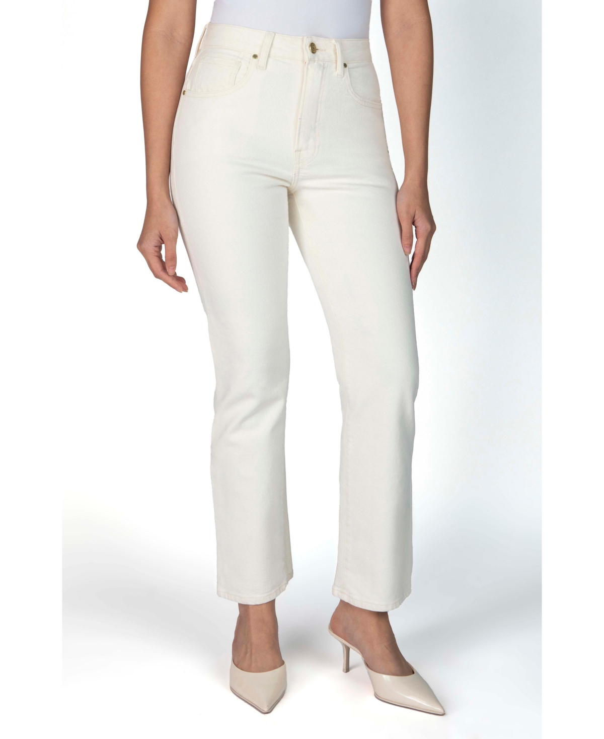 Petite The Kate Straight Leg Jean - Pearl