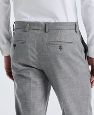 Men's Modern Fit Sharkskin Dress Pants