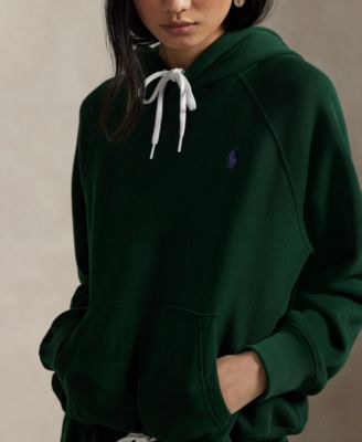 Women's Shrunken Fit Fleece Hoodie Sweatshirt