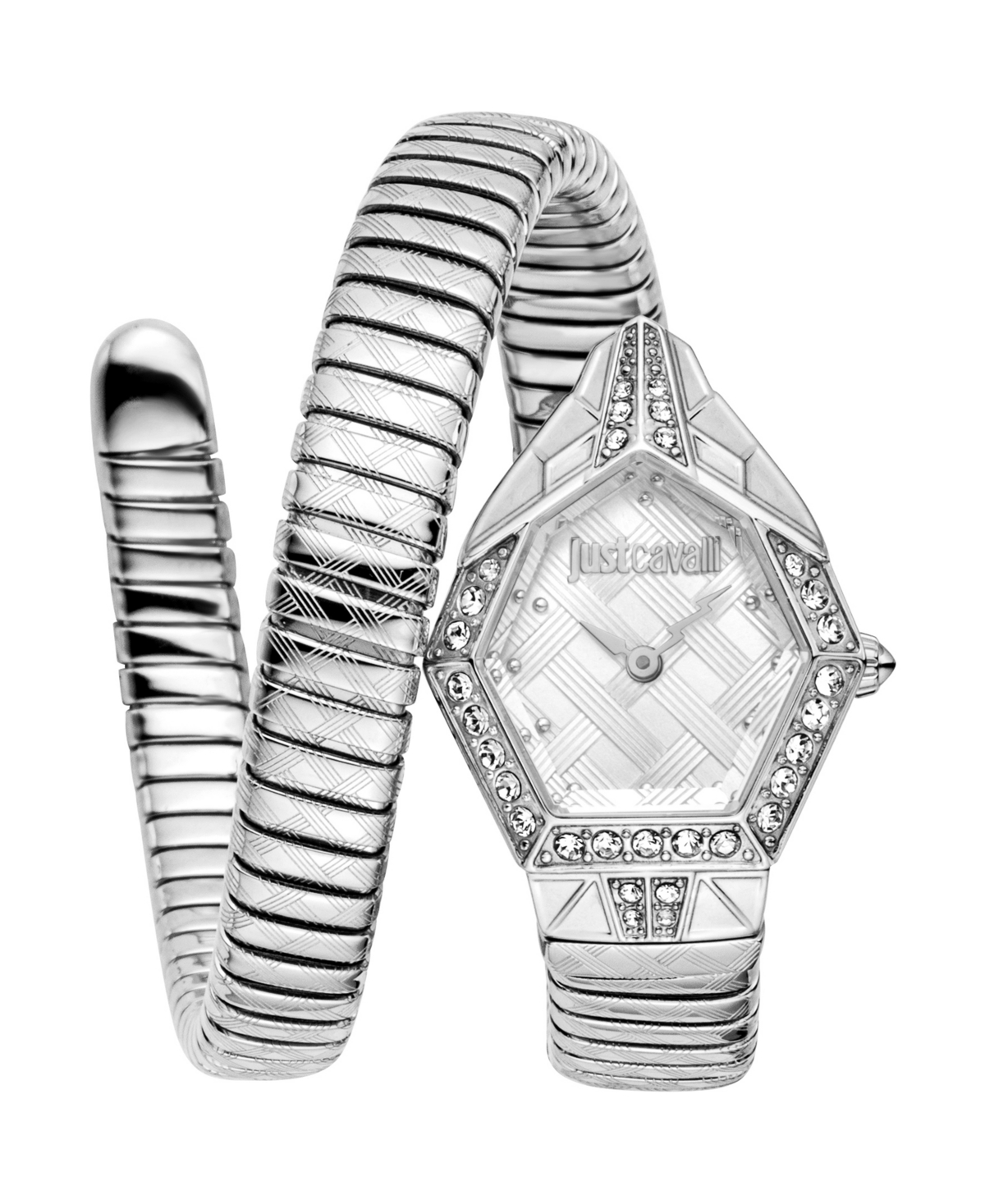 Women's Silver Stainless Steel Bracelet Watch, 23mm - Silver