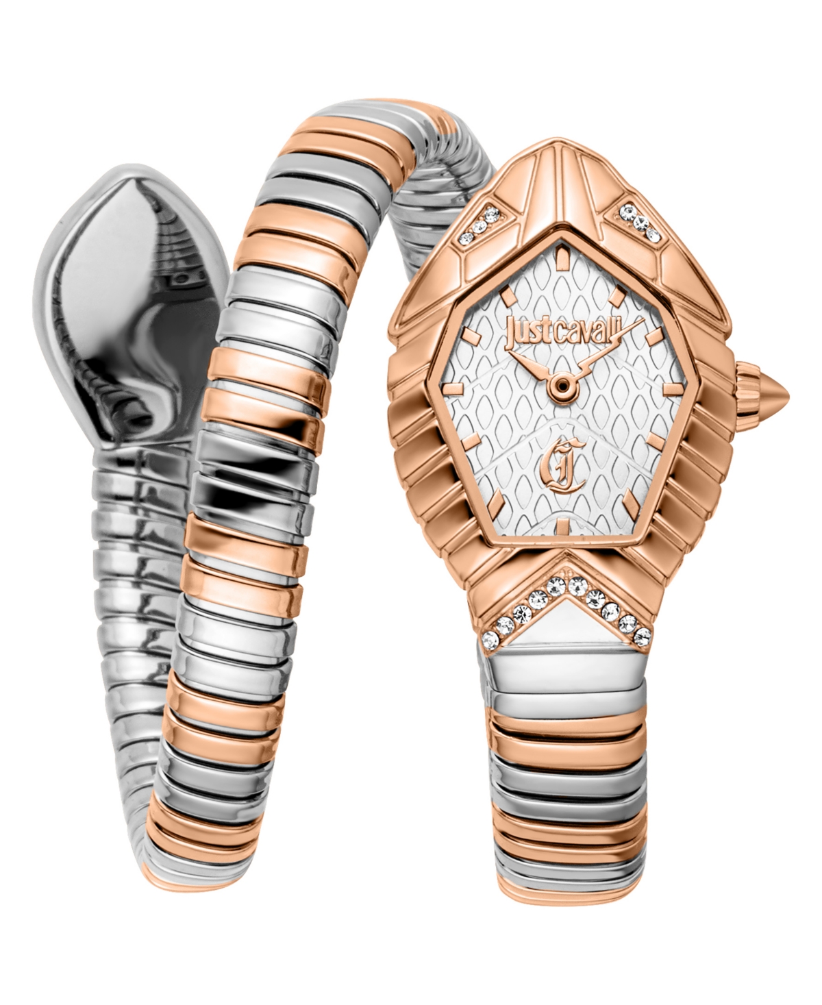 Women's Silver Stainless Steel Bracelet Watch, 34mm - Silver