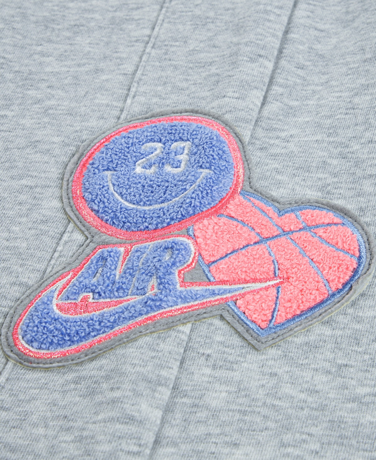 Jordan Big Girls Bling Fleece Pants In Gray