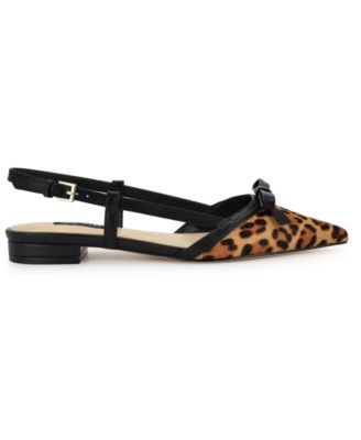 Women's Grean Pointy Toe Slingback Flats