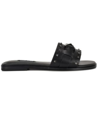Women's Griyen Studded Flat Slide Sandals