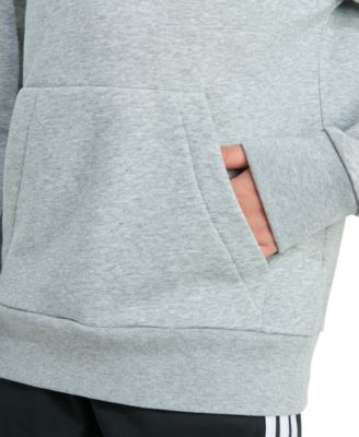 Big Boys Long-Sleeve Essential Linear Embroidered Fleece Heather Pullover Hoodie	