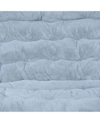 EMMA + OLIVER Double Steel Janey Folding Saucer Chair and Ottoman