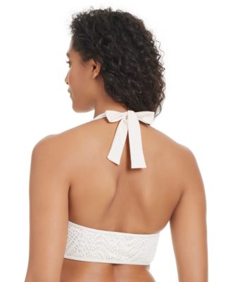 Women's Goddess Crochet Longline Halter Bikini Top, Exclusively at Macy's