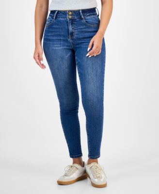 Juniors' High-Rise Curvy Skinny Jeans