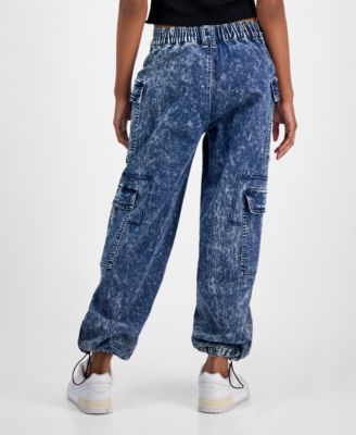 Juniors' Cargo Jogger Jeans