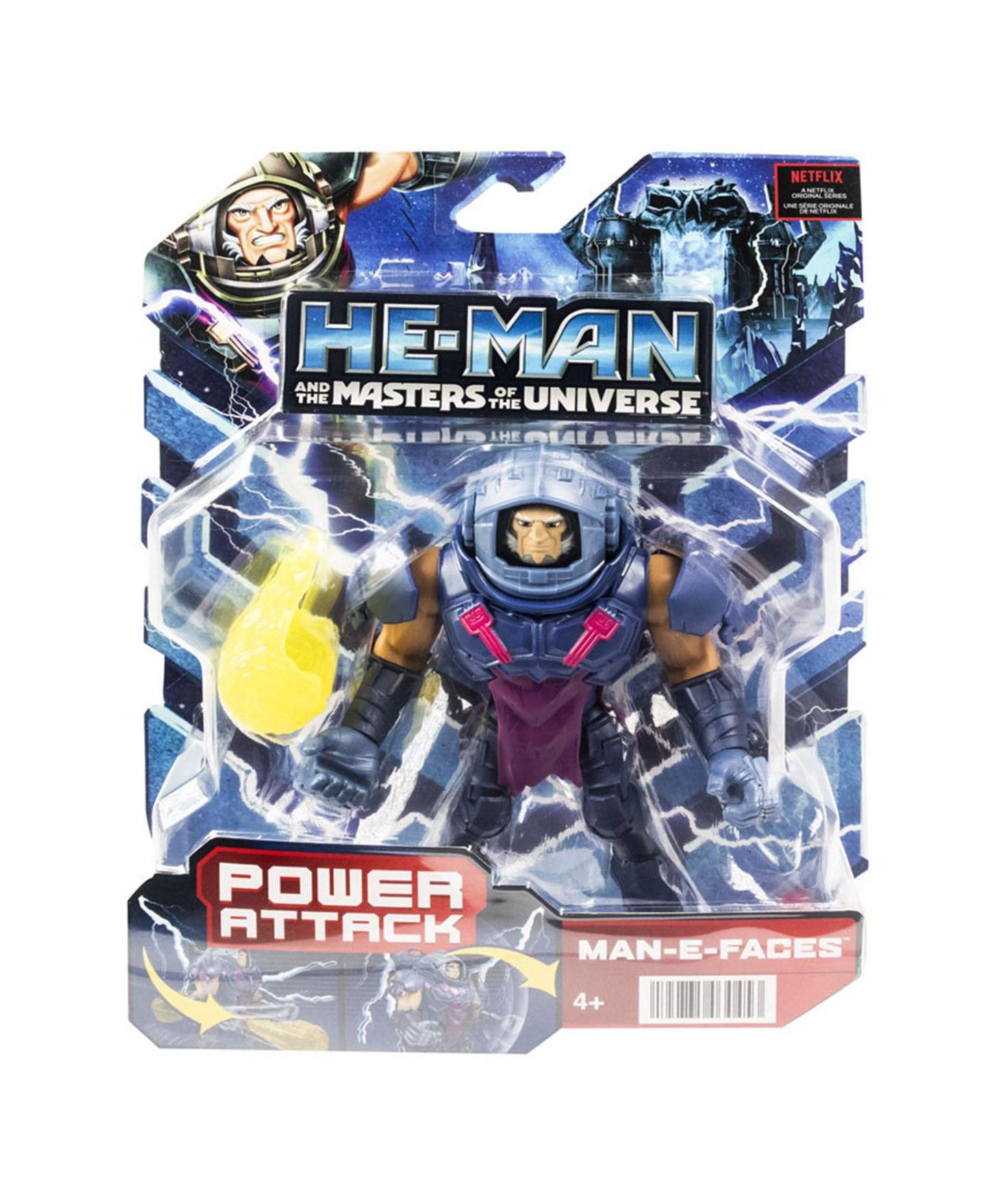 Детская фигурка Mattel Masters of the Universe Man-e-Faces Multi-Persona Action Figure, Ages 4+ — фото 2