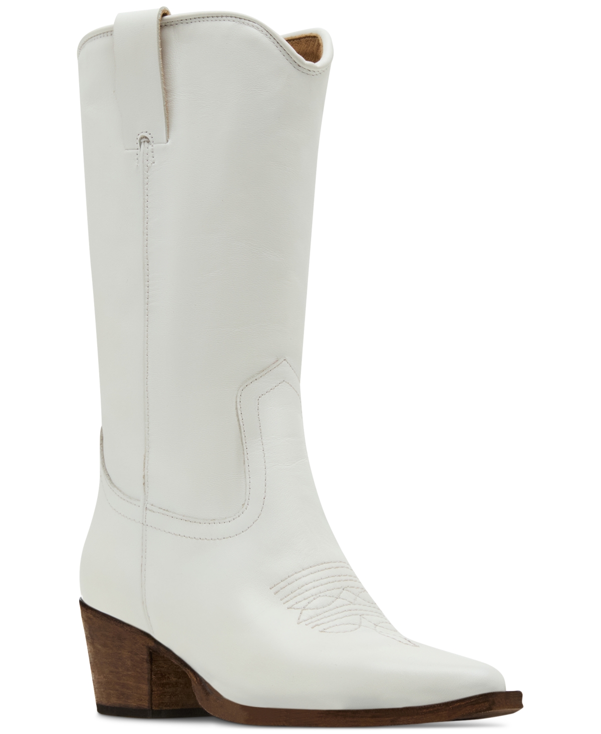 Women's Albany Western Cowboy Boots - Red Leather