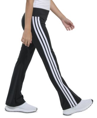 Big Girls 3-Stripes Flare-Leg Pants 	