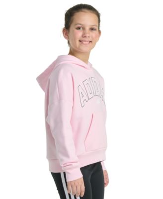 Big Girls Long-Sleeve Graphics Fleece Pullover Hoodie