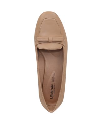 Women's Claudine Square Toe Block Heel Ballerina Flats