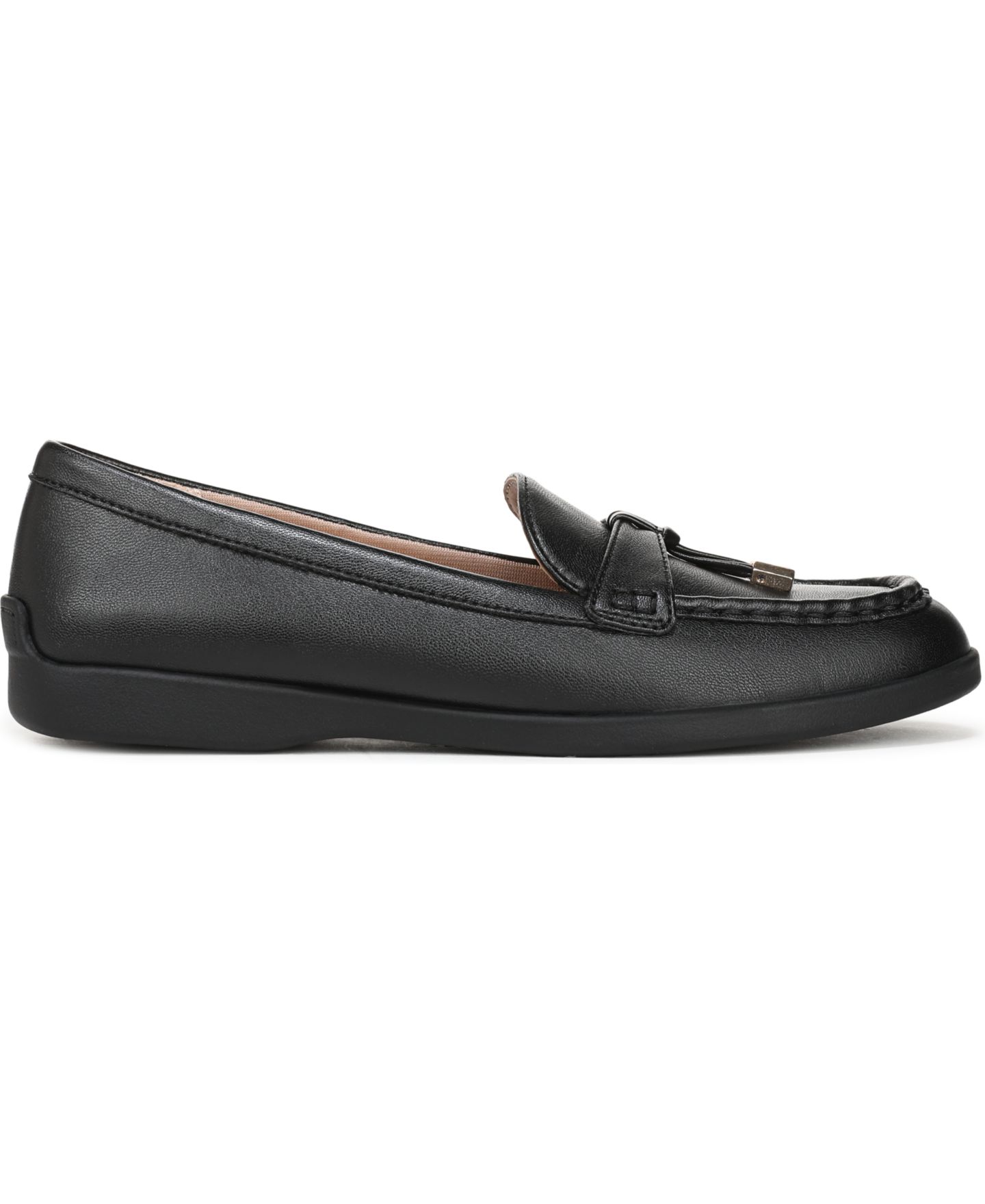 Женские туфли LifeStride Malta 3 Round Toe Slip On Tassel, цвет: Чёрная искусственная кожа — фото 2