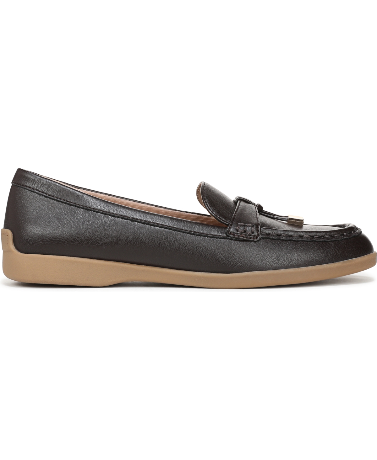 Lifestride Women's Malta 3 Round Toe Slip On Tassel Loafers In Brown