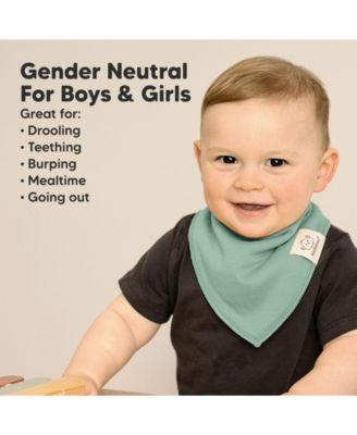 10pk Baby Bandana Bibs, Cotton Baby Drool Bibs for Baby Boy, Girl, Baby Bibs for Infant, Newborn