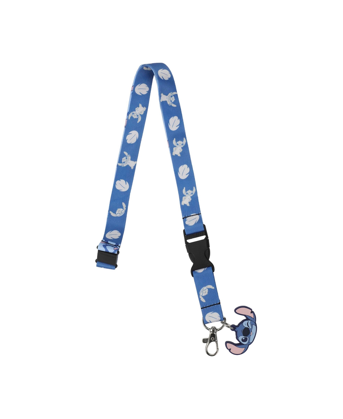 Stitch Ohana Means Family Blue 22&#x201D; Lanyard - Disney stitch ohana means