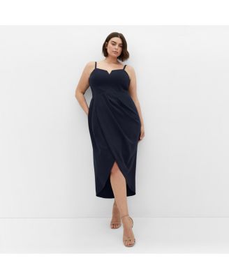 Plus Size Sassy V Dress