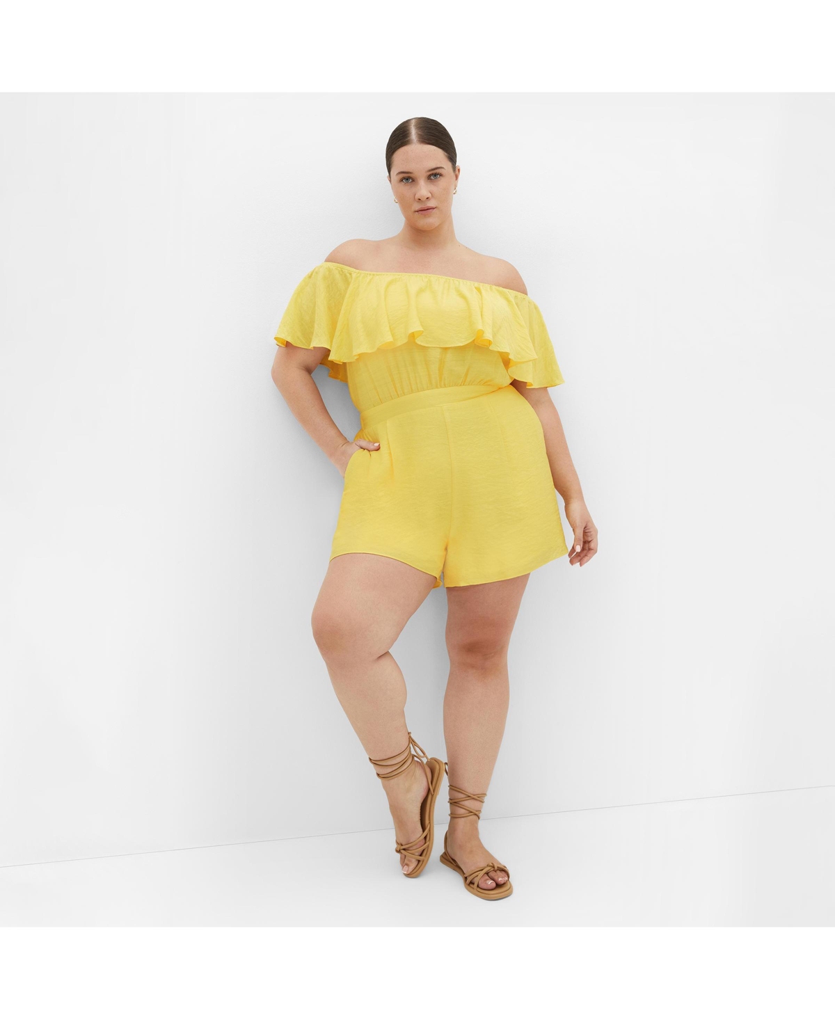 Plus Size Serene Playsuit - Aqua