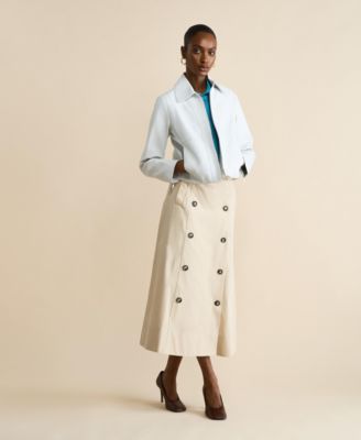 Women's Classic Leather Jacket, Created for Macy's