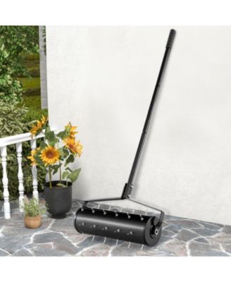21 Inch Manual Garden Aerator with Detachable Handle