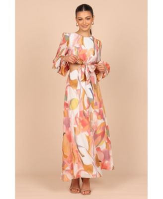 Women's Laquin Long Sleeve Maxi Dress