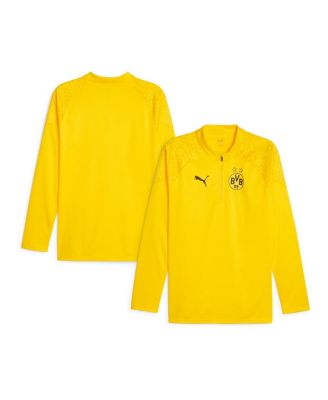 Puma - Men's&nbsp;Yellow Borussia Dortmund 2023/24 Quarter-Zip Training Sweatshirt