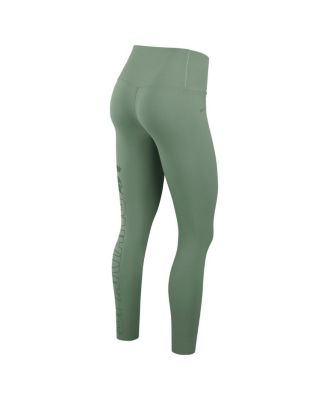 Women's Sage Green Michigan State Spartans Zenvy Performance Leggings