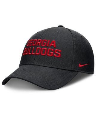 Nike - Men's Black Georgia Bulldogs Rise Practice Adjustable Hat