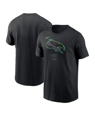 Nike - Men's Black Tampa Bay Rays City Connect Large Logo T-Shirt