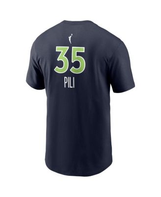 Men's Alissa Pili Navy Minnesota Lynx Explorer Edition Name Number T-Shirt