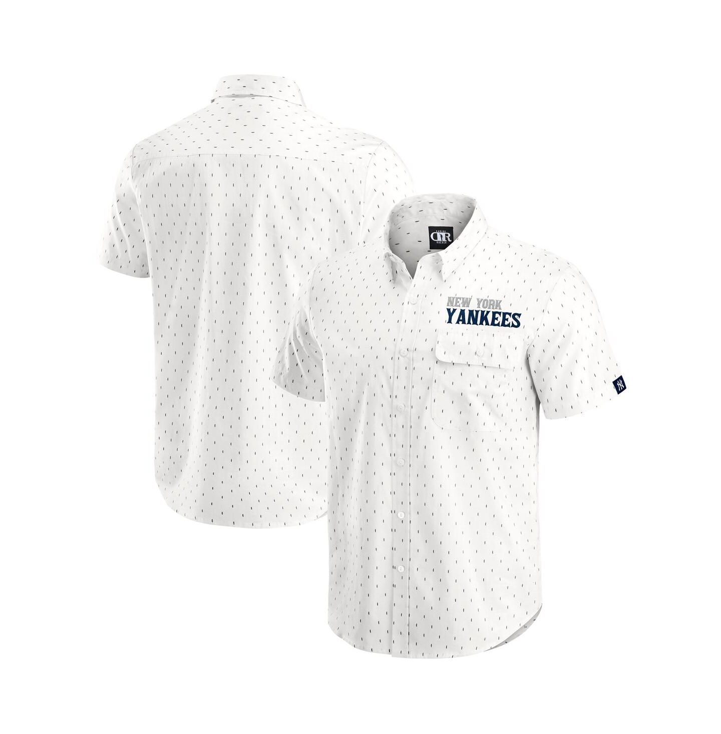 Мужская рубашка Fanatics Darius Rucker Collection by Cream New York Yankees Printed Button-Down — фото 1