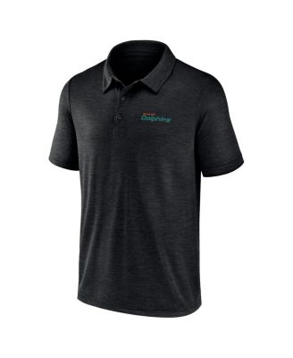 Men's Black Miami Dolphins Unstoppable Polo Shirt