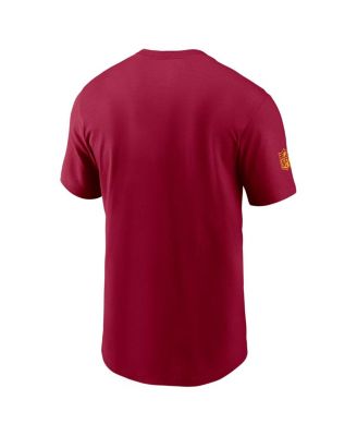 Men's Burgundy Washington Commanders Sideline Performance T-Shirt