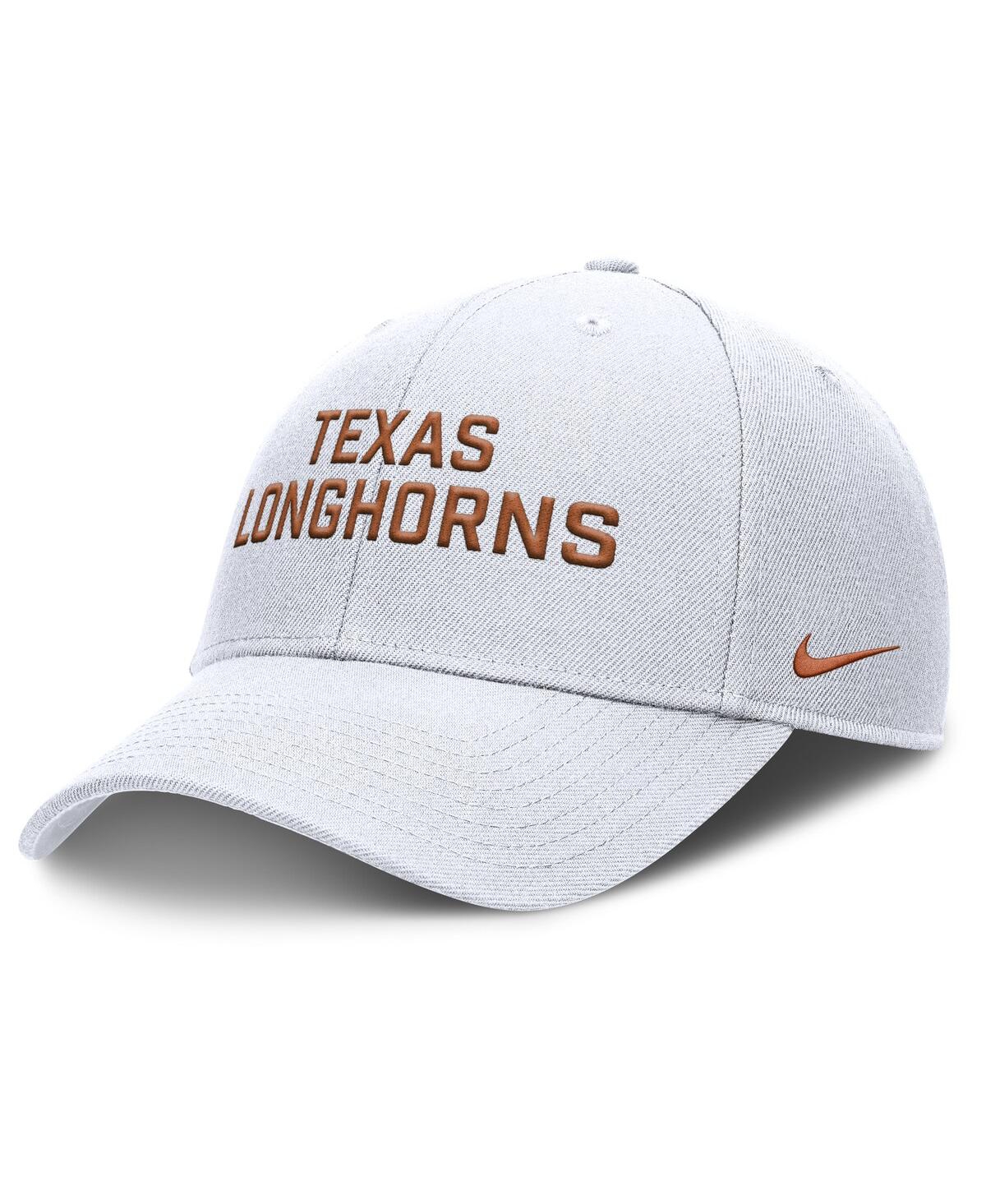 Men's White Texas Longhorns Rise Practice Adjustable Hat - White