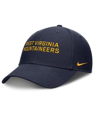 Nike - Men's Navy West Virginia Mountaineers Rise Practice Adjustable Hat