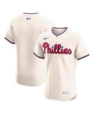 Nike - Men's Cream Philadelphia Phillies Alternate 2 Elite Jersey