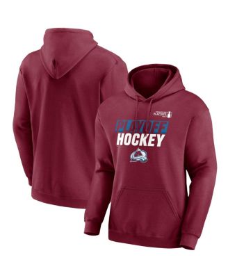 Fanatics - Men's Burgundy Colorado Avalanche 2025 Stanley Cup Playoffs Breakout Fleece Pullover Hoodie