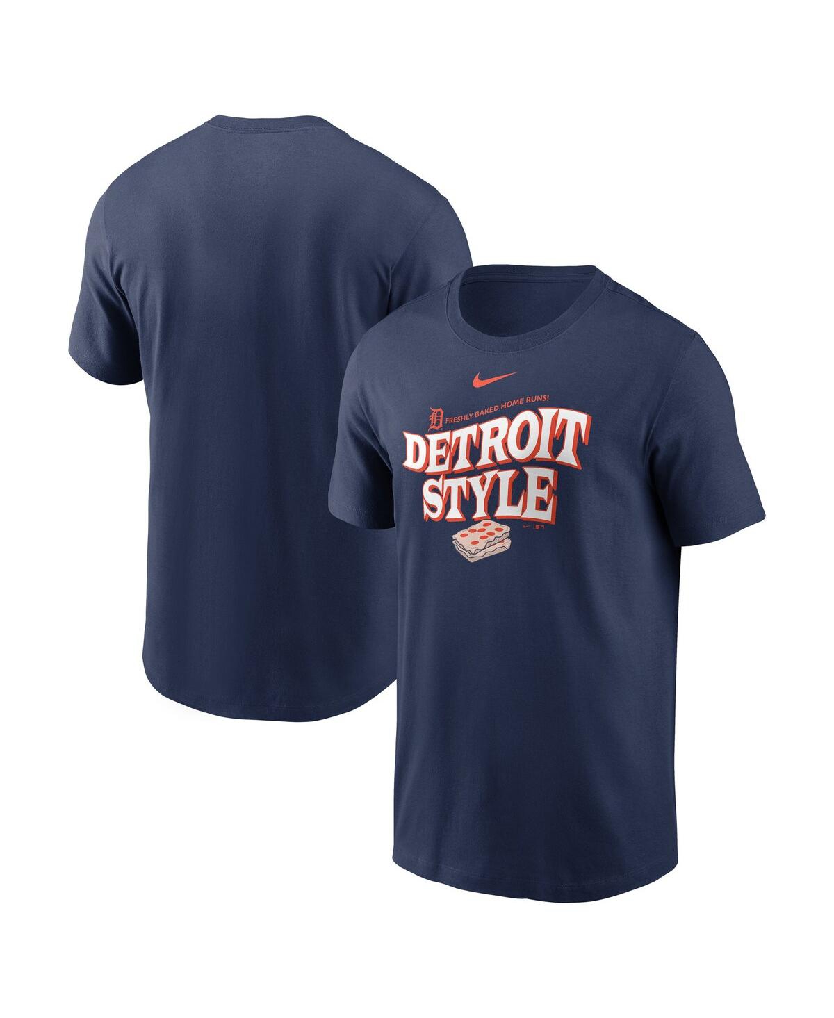 Nike Kids' Men's Navy Detroit Tigers Local Hometown T-shirt In Blue