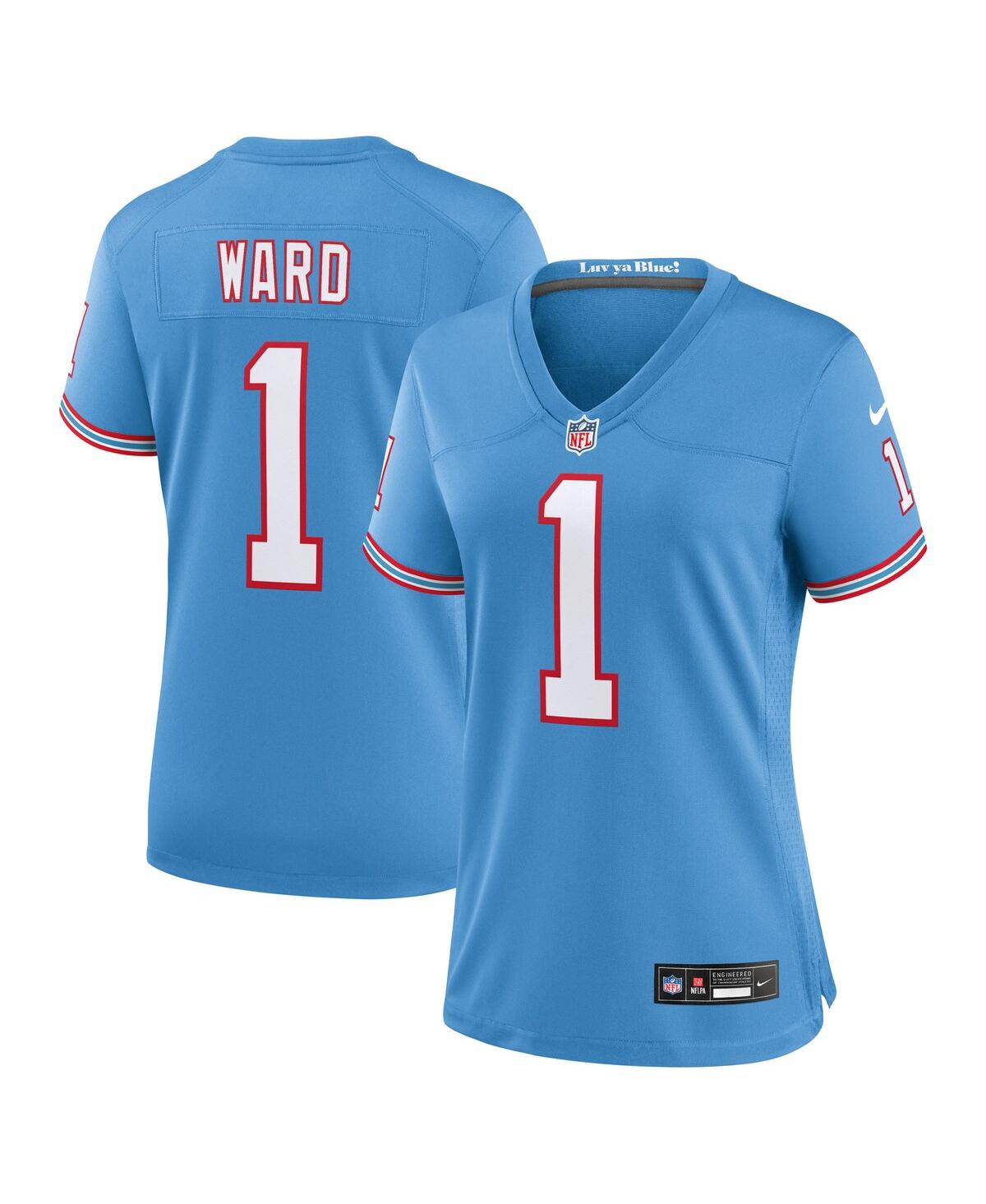 Nike Women's Cam Ward Light Blue Tennessee Titans 2025 Nfl Draft 2nd Alternate Game Jersey - Light Blue