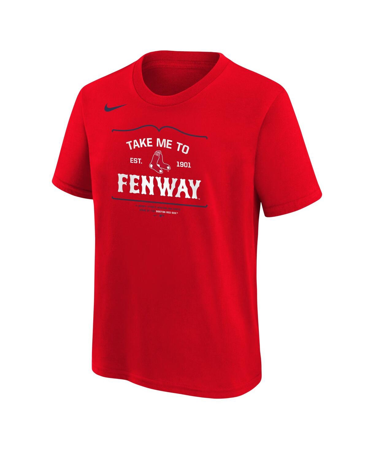 Nike Youth  Red Boston Red Sox Local T-shirt In Red