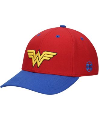 Big Boys and Girls Red Wonder Woman Adjustable Hat