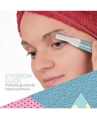 Beauty Precision Bundle – Multi-Purpose Hair Trimmer, Heated Eyelash Curler & Dermaplaning Hair Remover Tool