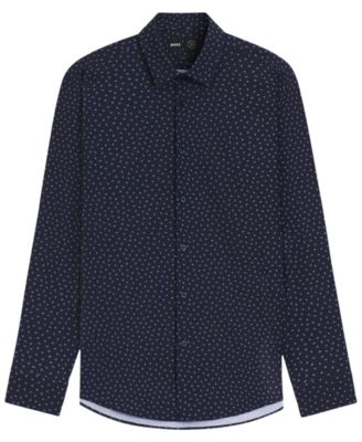 Men's Slim-Fit Performance Jersey Dress Shirt